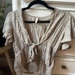 Boutique Beachy Tie-up Top Photo 3