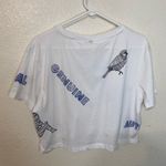 Kappa  Womens Graphic Tee Cropped Tshirt Size Medium NWT Streetwear Photo 4