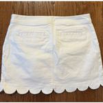 Lilly Pulitzer  Colette white scalloped skirt size 6 Photo 6