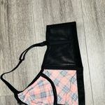 Victoria's Secret Longline Plaid Lace Bustier Crop Large Photo 7
