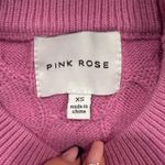 Pink Rose Rosy Pink Cropped Sweater Photo 1