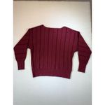 Liverpool Los Angeles Womens Sweater Vertical Ribbed Burgundy XL Red Photo 1