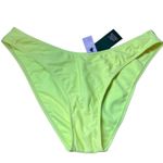 Wild Fable Women's Light Yellow High Leg Cheeky Bikini Bottom - Size XL - NWT Photo 0