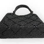 Vintage 50ās: Magid 𣓠Mini Beaded Top Handle Handbag Evening Bag 𣓠Black 𣓠Photo 12