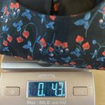 J.Crew Chiffon Shirred Waist Liberty Tana Lawn Strawberry Fields Top Size 00 NWT Black Photo 11