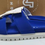 Joshua's Heart In New York City Slip On Footbed Sandals Blue White Size EU 37 Photo 0