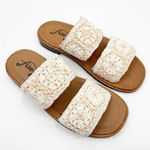 Free People NEW Juliette Sandals Size 37(6/6.5) Crochet Leather Summer Boho NWOT Photo 0