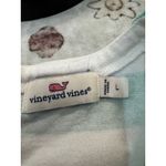 Vineyard Vines  Cotton Dress Mint Green Navy White Casual Women's Size L Photo 4