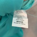 Si Style Turquoise Crochet Ruffle Sleeve Mini Dress Medium Blue Photo 6