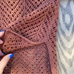 Wild Fable  size small brown crochet beach coverup button up polo Photo 4