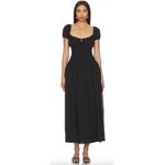 Free People  Feeling Bonita Midi Dress in Black Size Large Photo 8