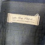 Free People Pacific Dawn Dark Grey Distressed Fitted Waist Scrunched Sleeve Top Photo 5