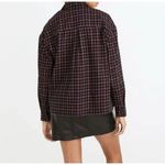 Madewell  Long Sleeve XS Flannel Westlake Shirt In Stoppard Plaid Oversized Photo 1