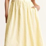 Abercrombie & Fitch Abercrombie Midi Dress Yellow Photo 0