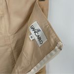 Vintage Liancarlo Strapless Silk Linen Dress Size 8 Tan Photo 7