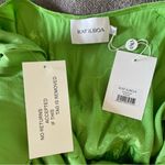 Rat & Boa Carine Green Floral Jacquard Open Back Corset Maxi Dress Medium Photo 4