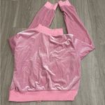 Y2K Women's Pink Velvet Jacket Size XS Photo 1