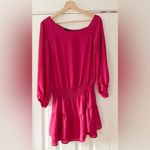 Krisa  Draped Surplice Dress, Size X-Small‎ Long Sleeve NWT Photo 1