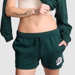 Pink Victoria's Secret Limited Edition Fleece Shorts Dark Forest Green X… Size XS Photo 5