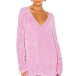 Show Me Your Mumu  Cozy Forever Sweater In Pretty Pink Knit Photo 4