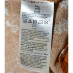 Old Navy  Plus Size XXL Mustard Yellow Linen Blend Sleeveless Top Ruffle Floral Photo 8