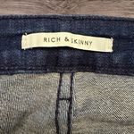 Rich & Skinny Biker Dark Wash Bootcut Jeans Cut A1167 Size 28 Photo 6