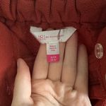 No Boundaries  High Waisted Straight Leg Ankle Dress Pants size small red orange Photo 6