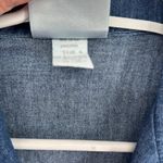 Dennis Goldsmith midi button front fit and flare denim ruched waist dress 4 Blue Photo 9