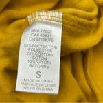 Evereve Sweater Mustard Yellow Stripe Long Sleeves Knit Top Womens Size Small Photo 4