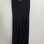 Reformation A-Line Fitted Scoop Neck Midi Length Dress Womens Small Black Photo 7