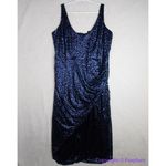 City Chic NEW  Star Desire Maxi sequin Dress Sapphire‎ blue size 22 formal gown Photo 3