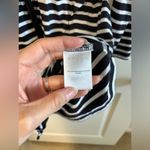 Lands’ End Hooded Cover up Dress Color Black Stripe Size M/P 10 Photo 7