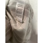 Jachs Girlfriend  Plaid Button Up Shirt Women L Beige White Long Sleeve New Tag Photo 4