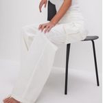 Good American Baggy Cargo Pants in Cloud White sz 6 NWT Photo 2