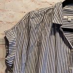 Madewell Central shirt Dalton stripe XS short sleeve button down oversize fit Photo 3