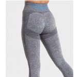 Gymshark Flex High Waisted Leggings (Charcoal Marl/Smokey Teal) Photo 1