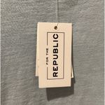 FOR THE REPUBLIC NWT- Light Blue Dolman Sleeve T Shirt-sz Small Photo 2