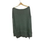 We The Free People North Shore Waffle Thermal Knit Pullover Long Sleeve Sweater Photo 2