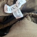 Shona joy  Linen Juliana Plunged Cross Back Midi Dress‎ In Forest size 4 Photo 7