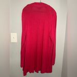 J.Jill Wearever Cranberry Red Open Front Cardigan XL Soft Stretch Travel Knit Photo 2