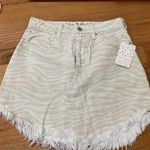 Free People Distressed Denim Skirt Mini Photo 1