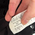 J.Crew NWT  Bell-Sleeve Dress in Embroidered Eyelet in Black - Size 4 Photo 7