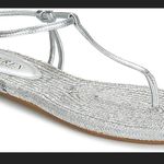 Ralph Lauren  Makayla Silver leather sandals 5.5 Photo 1