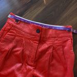 Sézane Sezane Pantalon Mitchell Corduroy Orange Straight Pants Photo 6