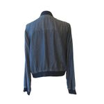 Cloth & Stone  Women's Chambray Bomber Jacket‎ Lightweight Size L Photo 1