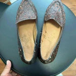 Madewell  The Frances Skimmer in Painted Leopard Calf Hair Size 8 Photo 3