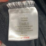 House of Harlow 1960 Velour 2 Piece Pajama Set, Black with White Pipping, Size L Photo 6