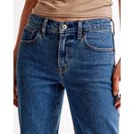 Abercrombie & Fitch  The 90s Straight Mid Rise Jean Denim Dark Wash 12S 31 EUC Photo 2