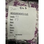 Ellos Womens White Purple Floral Button Down Shirt Size 3X Cotton Half Sleeve Photo 3