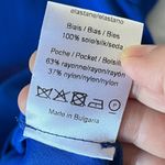 Sandro  Paris Bright Cobalt Blue V-Neck Mini Shift Dress. French Size 3. US L/XL Photo 7